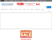 Tablet Screenshot of perfectbath.com